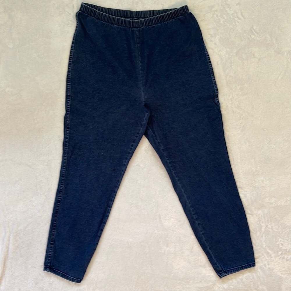 Just My Size Jeans ~ Elastic Waist ~ Size 18W/20W Dark Rinse